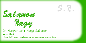 salamon nagy business card